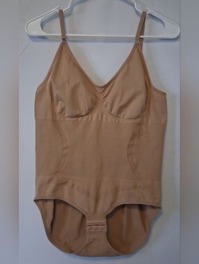 NWOT ANYFIT WEAR 4XL Plus Size Nude Shapewear Bodysuit Tummy Control Seamless
